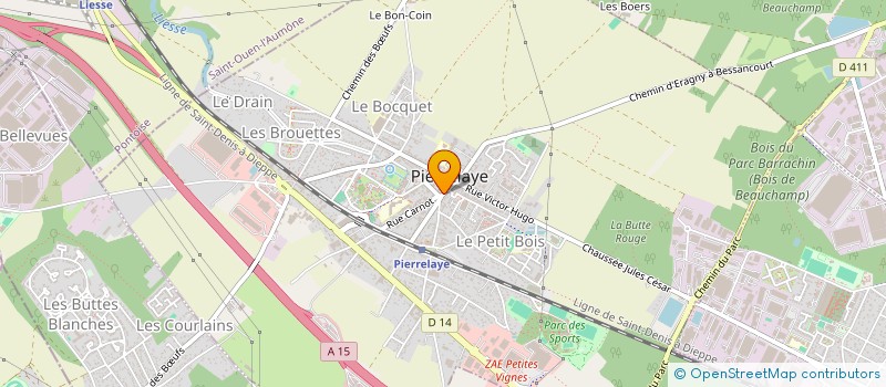 localisation de l'entreprise PAJOL à PIERRELAYE