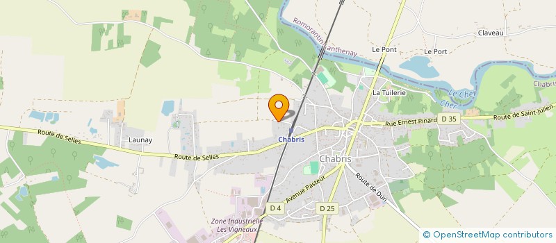 localisation de l'entreprise PAJON à CHABRIS