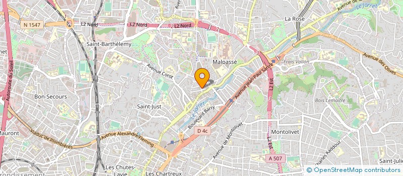 localisation de l'entreprise PAJOT INVEST  MARSEILLE