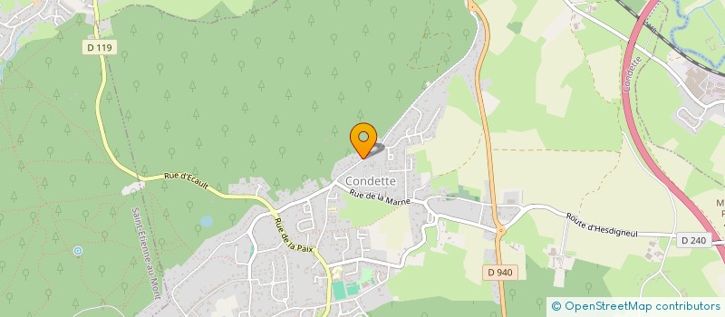 localisation de l'entreprise PAJOTIMMO  CONDETTE