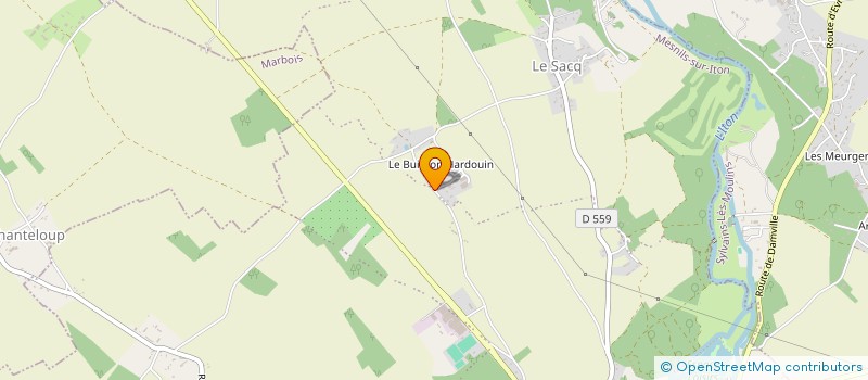 localisation de l'entreprise PAJU à MESNILS-SUR-ITON