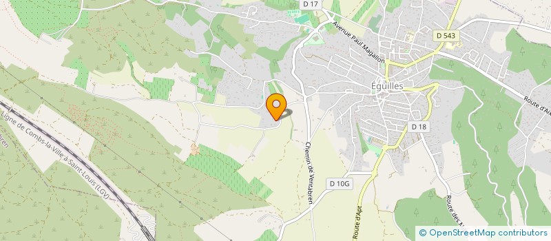 localisation de l'entreprise PAJU  EGUILLES