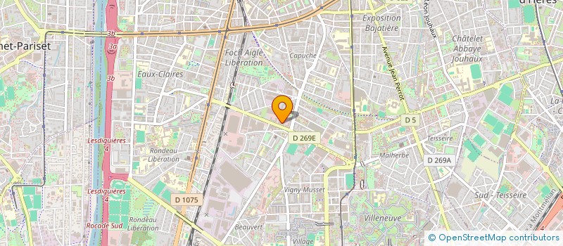 localisation de l'entreprise PAJUCO à GRENOBLE