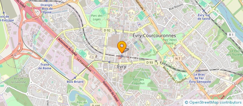 localisation de l'entreprise PAK 786 à EVRY-COURCOURONNES
