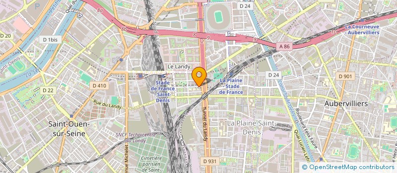 localisation de l'entreprise PAK CAB  SAINT-DENIS