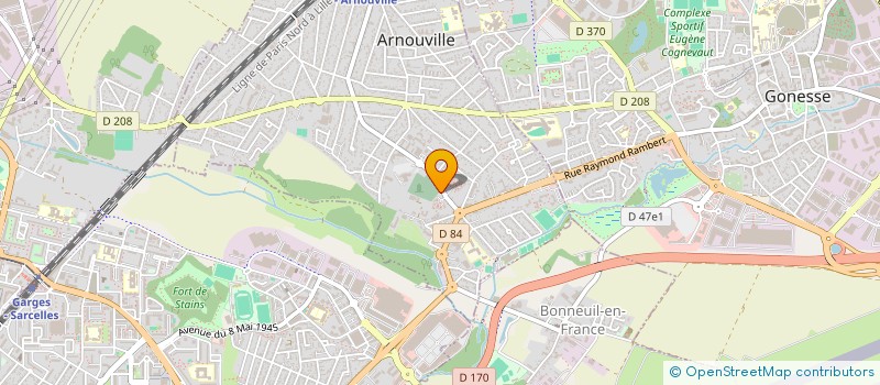 localisation de l'entreprise PAK CASH AND CARRY  ARNOUVILLE