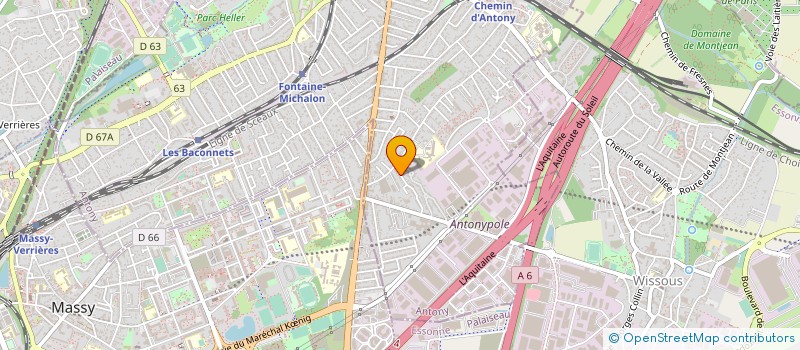 localisation de l'entreprise PAK DISTRIBUTION à ANTONY