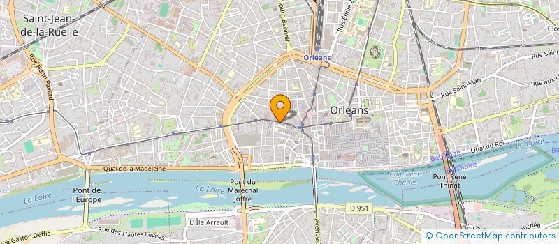 localisation de l'entreprise PAK MARKET à ORLEANS