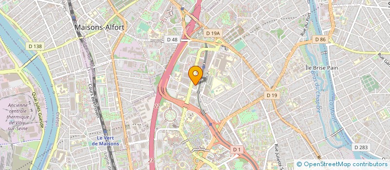 localisation de l'entreprise PAK SECURITE INTERVENTION PRIVEE à CRETEIL