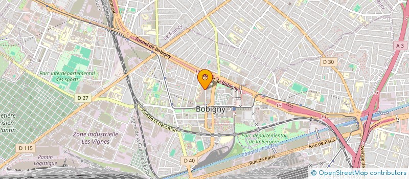 localisation de l'entreprise PAK STYLE  BOBIGNY