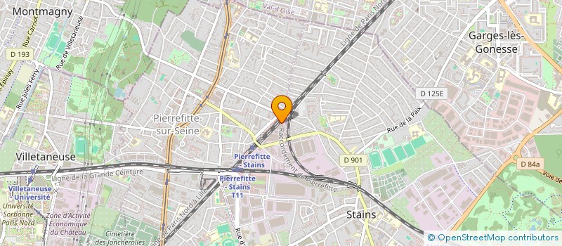 localisation de l'entreprise PAK TRAITEUR à SAINT-DENIS