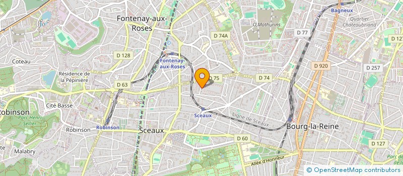 localisation de l'entreprise PAK TRANSPORT à SCEAUX