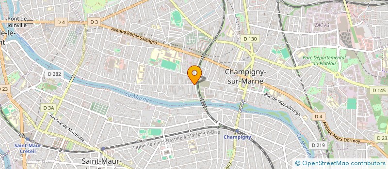 localisation de l'entreprise PAKA à CHAMPIGNY-SUR-MARNE