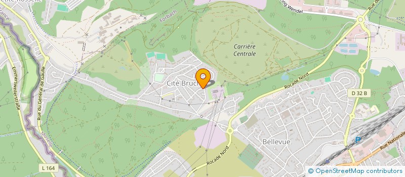 localisation de l'entreprise PAKA  FORBACH