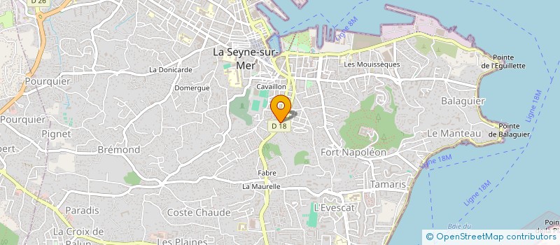 localisation de l'entreprise PAKA CONCEPT à LA SEYNE-SUR-MER
