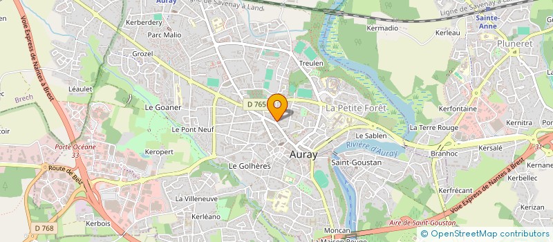 localisation de l'entreprise PAKA INVEST à AURAY