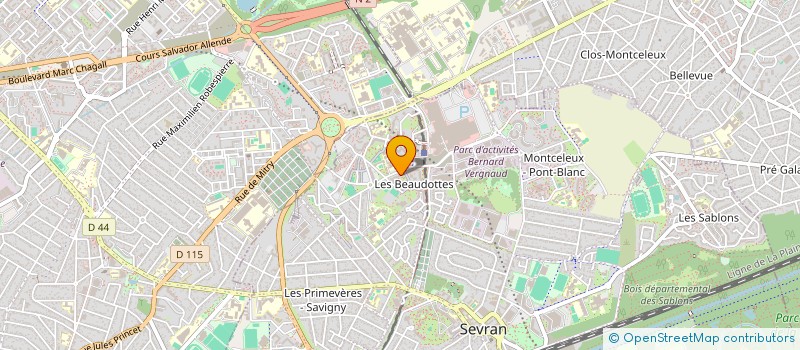 localisation de l'entreprise PAKALA à SEVRAN