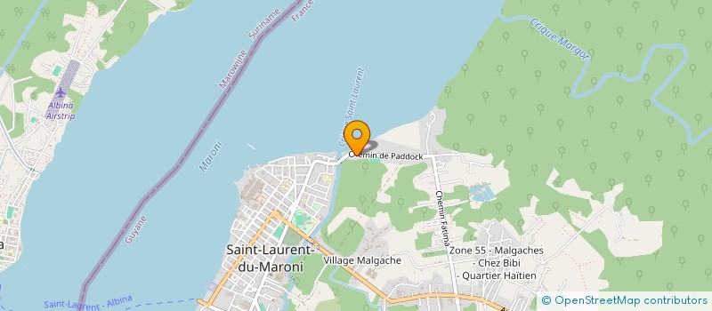 localisation de l'entreprise PAKALAWALI  SAINT-LAURENT-DU-MARONI