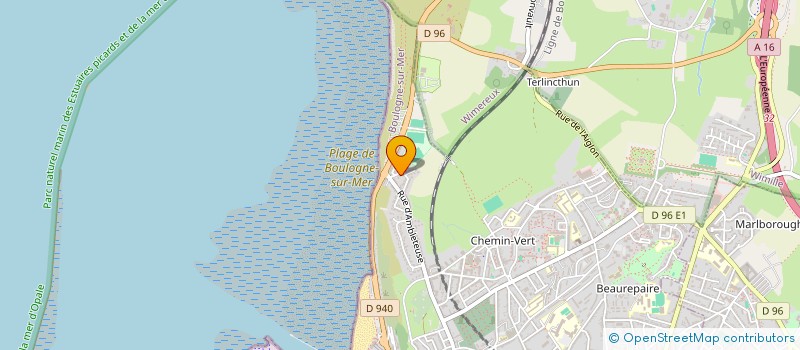 localisation de l'entreprise PAKALOCE  BOULOGNE-SUR-MER