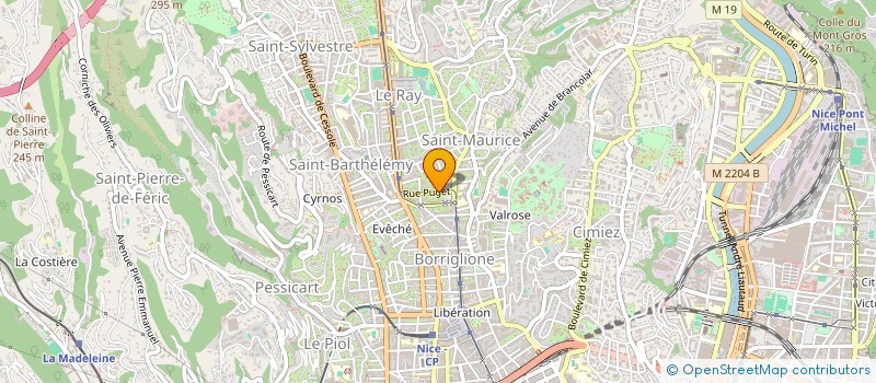 localisation de l'entreprise PAKAN à NICE