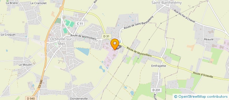 localisation de l'entreprise PAKCS SERVICES  OCTEVILLE-SUR-MER