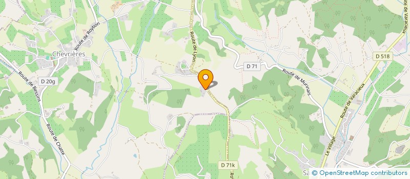 localisation de l'entreprise PAKEBAT  CHEVRIERES