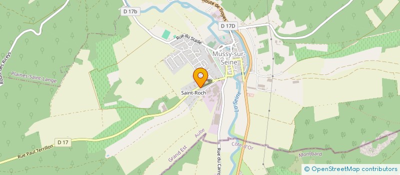 localisation de l'entreprise PAKERS MUSSY  MUSSY-SUR-SEINE