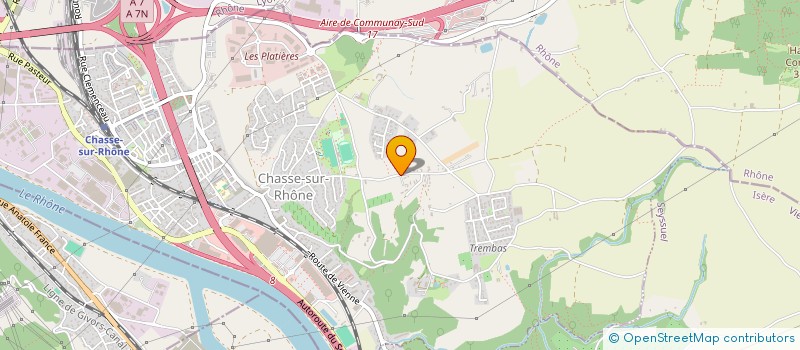 localisation de l'entreprise PAKI'NVEST à CHASSE-SUR-RHONE