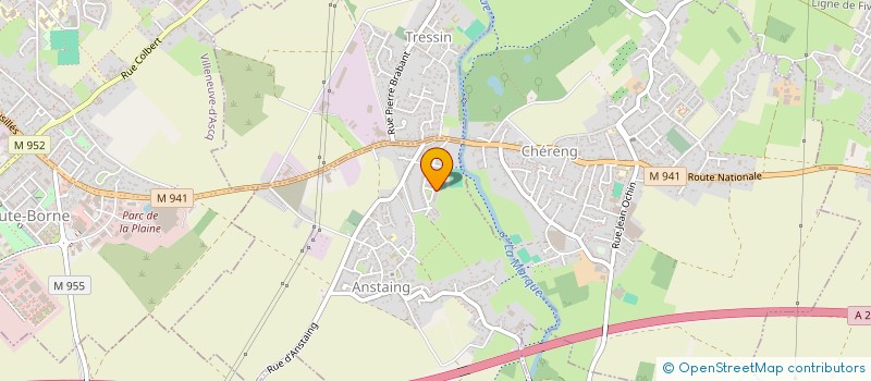 localisation de l'entreprise PAKIMM  ANSTAING