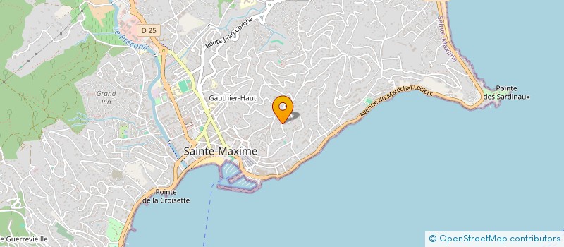 localisation de l'entreprise PAKINOU à SAINTE-MAXIME