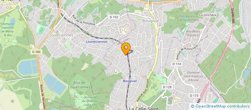 localisation de l'entreprise PAKISTAN PUBLIC AID TRUST FRANCE  BOUGIVAL