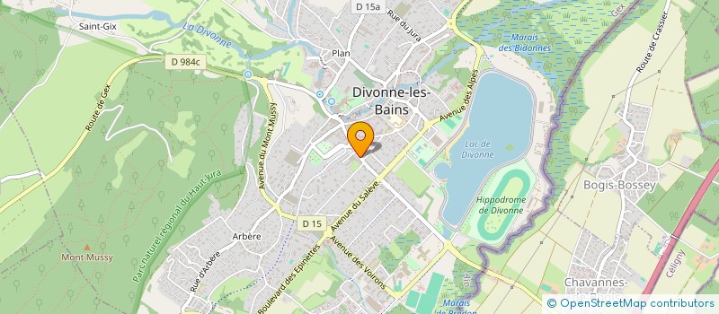 localisation de l'entreprise PAKIZA CONSTRUCTIONS  DIVONNE-LES-BAINS