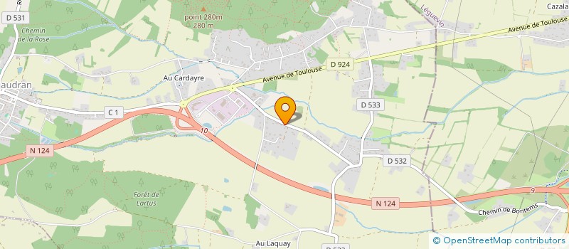 localisation de l'entreprise PAKJER  PUJAUDRAN