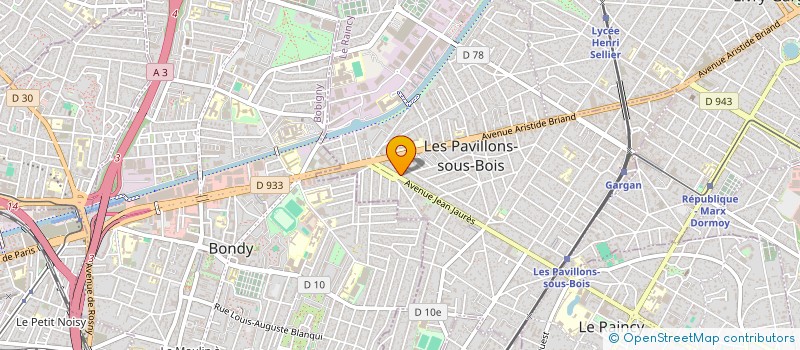 localisation de l'entreprise PAKOD IFKOD à LES PAVILLONS-SOUS-BOIS