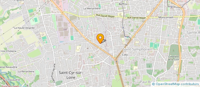 localisation de l'entreprise PAKSAO  TOURS