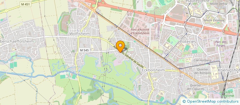 localisation de l'entreprise PAKSE SARL  ECKBOLSHEIM