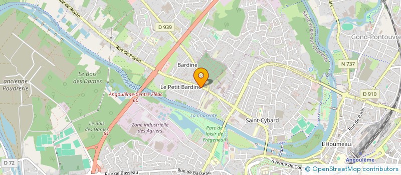 localisation de l'entreprise PAKSIA INSTITUTE  SAINT-YRIEIX-SUR-CHARENTE