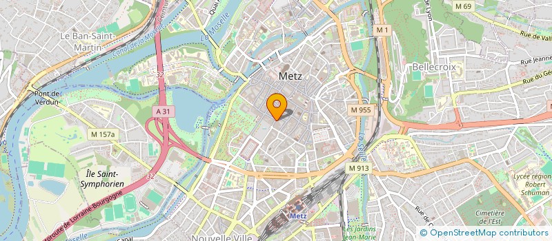 localisation de l'entreprise PAL 20  METZ