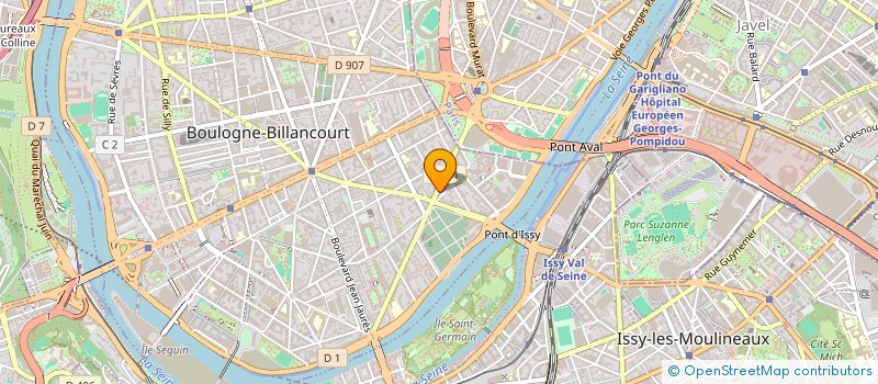 localisation de l'entreprise PAL IMMO ZEN à BOULOGNE-BILLANCOURT