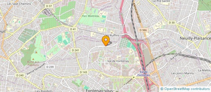 localisation de l'entreprise PALA GONCALVES à FONTENAY-SOUS-BOIS