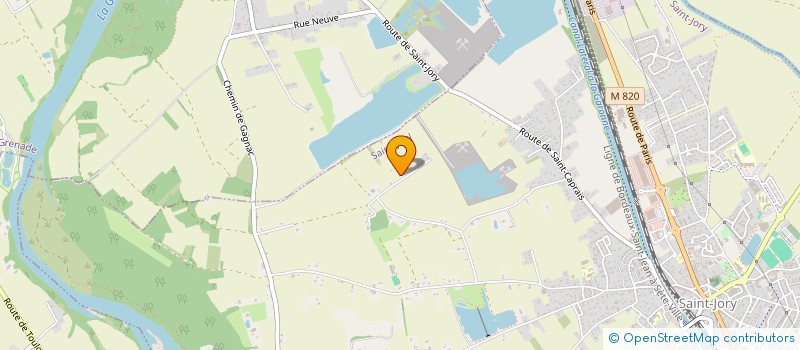 localisation de l'entreprise PALA HOLDING  SAINT-JORY