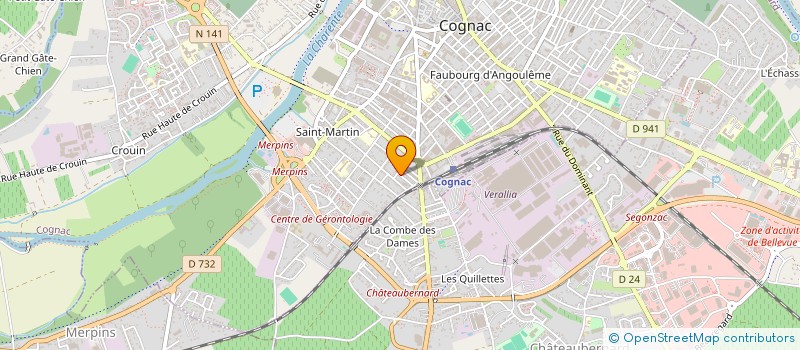 localisation de l'entreprise PALA'S FOOD TRUCK à COGNAC