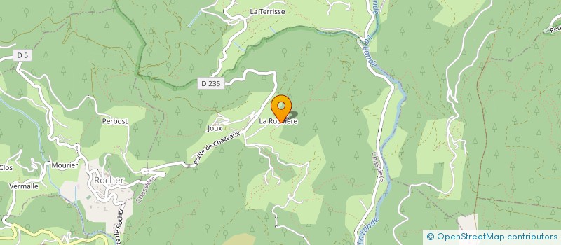 localisation de l'entreprise PALAC  ROCHER