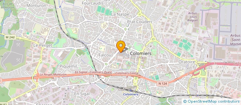 localisation de l'entreprise PALAC à COLOMIERS