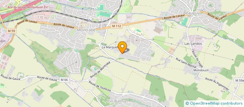 localisation de l'entreprise PALACE 31  MONTRABE