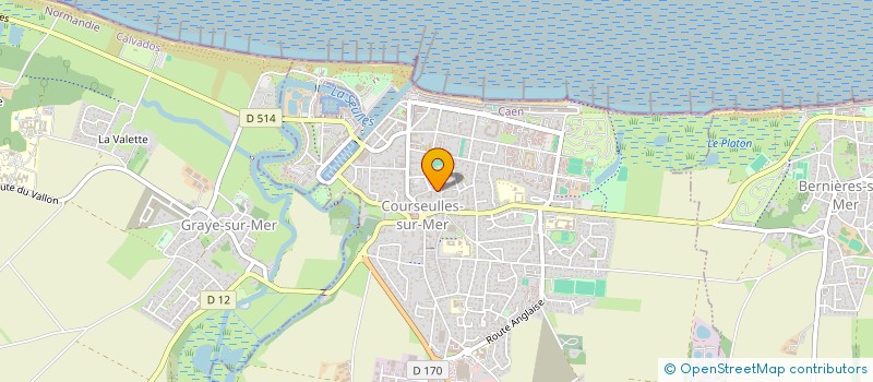 localisation de l'entreprise PALACE à COURSEULLES-SUR-MER