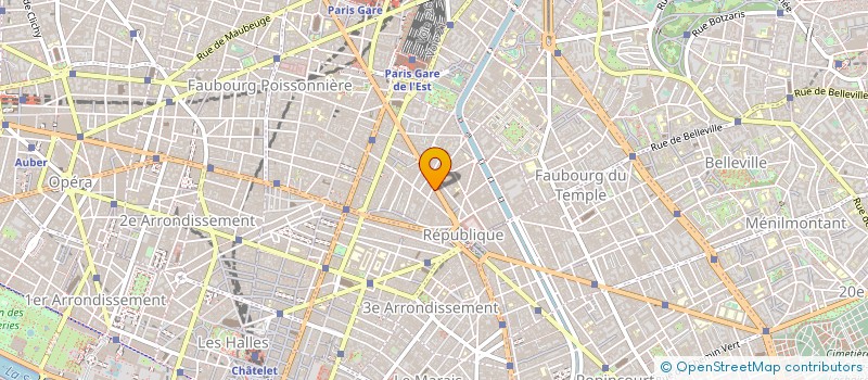 localisation de l'entreprise PALACE BEAUTE  PARIS