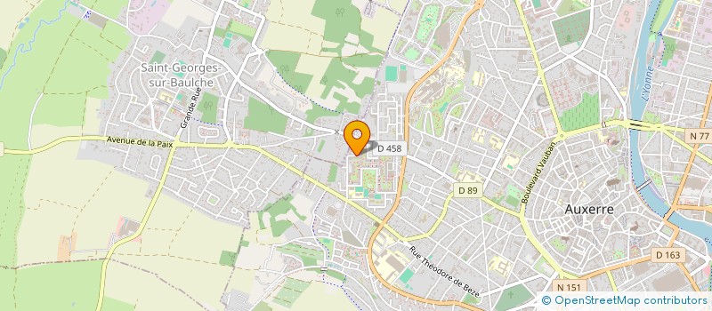 localisation de l'entreprise PALACE CARS à AUXERRE