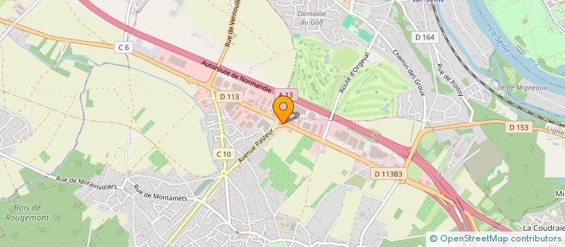 localisation de l'entreprise PALACE D'ORGEVAL  ORGEVAL