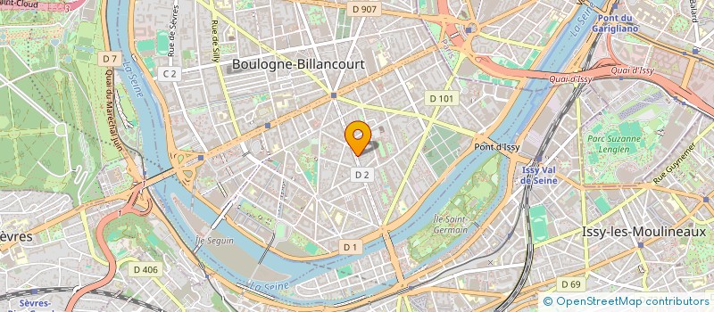 localisation de l'entreprise PALACE OPTIQUE à BOULOGNE-BILLANCOURT